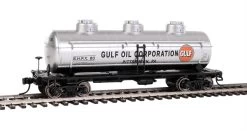 Walthers Mainline 910-1135 HO 36ft 3-Dome Tank Car, Gulf Oil #64