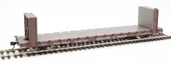 Walthers Mainline 910-5848 HO 60ft P-S Bulkhead Flatcar, Trailer Train #91976