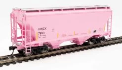 Walthers Mainline 910-7581 HO 39ft Trinity 3281 2-Bay Covered Hopper, Halliburton HWCX #7993