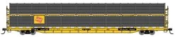 Walthers Mainline 910-8118 HO 89ft Bi-Level Shielded Autorack, Milwaukee Road Rack, TTBX #941656