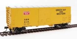 Walthers Mainline 910-45005 HO ACF 40ft Modernized Boxcar, Green Bay & Western #611