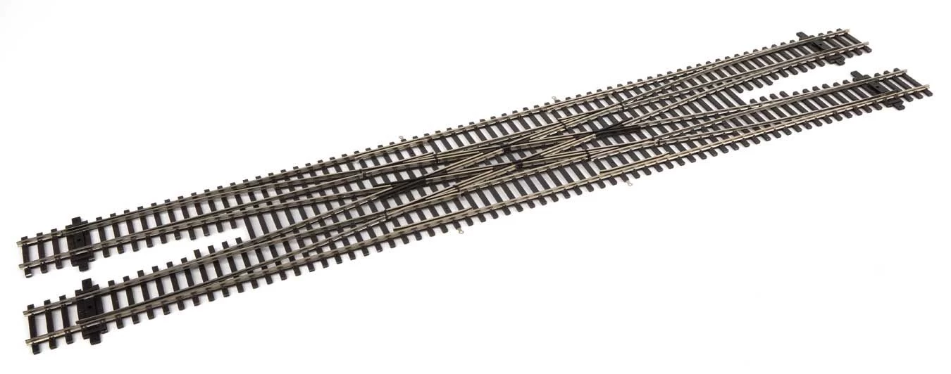 Walthers 948-83051, HO Scale Code 83 Nickel Silver DCC-Friendly #6 Double Crossover 1 Walthers 948-83051, HO Scale Code 83 Nickel Silver DCC-Friendly #6 Double Crossover