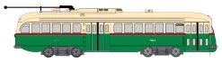 Bowser 12901 HO PCC Kansas City Body Trolley, Standard DC, Philadelphia Green Scheme #2260