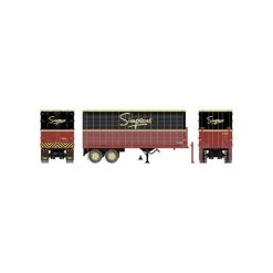 Rapido 403081 HO 26ft Can-Car Trailer, Simpsons #T440