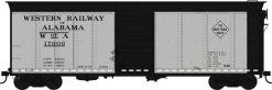 Bowser 43178 HO 40ft Box Car, Western Railway Of Alabama #17606