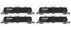 Rapido N 535011 Procor GP20 20K Tank Car 4-Pack, Canadian Pacific Company Service