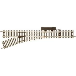 Atlas 544 HO Scale Code 83 Snap-Switch(R) Manual Turnout -- 22" Radius, Left Hand