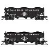 Broadway Limited 7160 N Class H2A 3-Bay Hopper 2-Pack, Consolidated Power & Light Set A