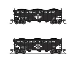 Broadway Limited 7160 N Class H2A 3-Bay Hopper 2-Pack, Consolidated Power & Light Set A