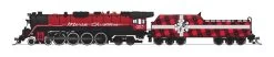 Broadway Limited Imports 7410, N Scale Reading T1 4-8-4, Paragon4™ Sound/DC/DCC, Fantasy Christmas Scheme