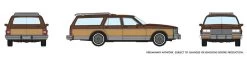Rapido HO Scale RAP800006 Chevrolet Caprice Wagon: Brown Woodie