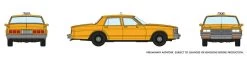Rapido HO Scale RAP800007 Chevrolet Impala Sedan: Taxi