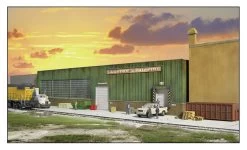 933-3191 Walthers Cornerstone HO Lauston Shipping Thin Profile Background Building