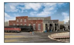 933-3261 Walthers Cornerstone N Modern Roundhouse 3 Add-On Stalls