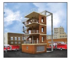 933-3766 Walthers Cornerstone HO Fire Department Drill Tower