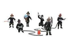 Woodland Scenics HO Scale 785-1961 Scenic Accents(R), Rescue Firefighters Pkg(7)