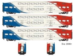 Athearn ATH29709 HO Bombardier Coach, Utah FrontRunner 3-Pack