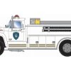 Athearn ATH4572 HO Ford F-850 Fire Truck, Southern Pacific #4750