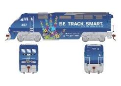 Athearn ATH15298 N EMD F59PHI, Standard DC, Amtrak #457