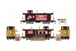 Athearn ATH74041 HO Concession Caboose, Toots Pizza Pies