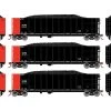 Athearn ATH3884 N Thrall High Side Gondola With Load, Southwestern Electric Power 3-Pack #2