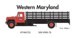 Athearn ATH84725 HO Ford F-850 Stakebed, Western Maryland #WM-79