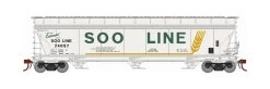 Athearn Genesis ATHG15438 HO ACF 4600 3-Bay Hopper, SOO #74112