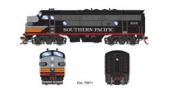 Athearn Genesis ATHG19576, HO Scale EMD F3A, Std. DC, SP Black Widow #6105