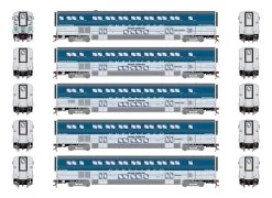 Athearn Genesis ATHG23743 HO Amtrak Surfliner, DCC & Lights, Pacific Surfliner 5-Car Set