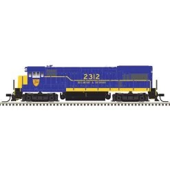 Atlas 40004650, N Scale GE U23B, Silver Series Standard DC, Delaware & Hudson #2302