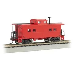 Bachmann 16806 HO Northeast Steel Cupola Caboose, Red, Unlettered