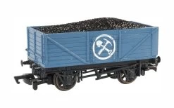 Bachmann 77001, HO Scale Thomas & Friends™ Mining Wagon With Load, Blue