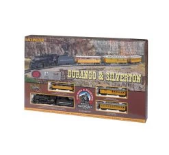Bachmann 00710 HO Scale Durango & Silverton Steam Train Starter Set, Standard DC