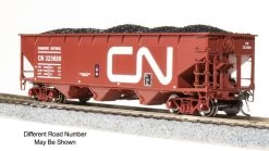 Broadway Limited 7381, HO Scale AAR 70-Ton 3-Bay Hopper W/Load, CN #323688