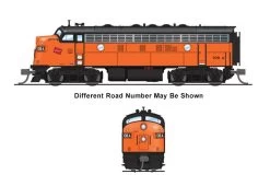 Broadway Limited Imports BLI-9082, N Scale EMD F7A, Stealth - Std. DC, No Sound, DCC Ready, Milwaukee Road #113A