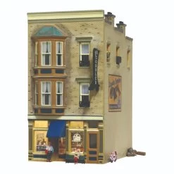 Woodland Scenics HO Scale 785-5032 J.W. Cobbler - Built-&-Ready Landmark Structures(R), Assembled - 2-31/32 X 4-5/16" 7.5 X 10.9 Cm