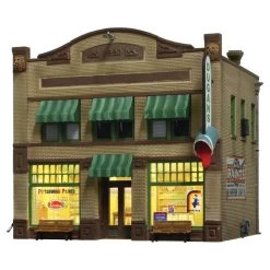 Woodland Scenics HO Scale 785-5053 Dugan's Paint Store - Built & Ready Landmark Structures(R), Assembled - 4-19/32 X 3-5/8 X 4-1/2" 11.6 X 9.2 X 11.4cm