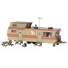 Woodland Scenics HO Scale 785-5061 Double Decker Trailer - Built-&-Ready(R) Landmark Structures(R), Assembled - 4-1/2 X 2-1/8 X 2-3/8" 11.4 X 5.39 X 6.03cm