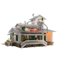 Woodland Scenics O Scale 785-5859 Built & Ready Landmark Strucutres(R) - Assembled, H&H Feed Mill