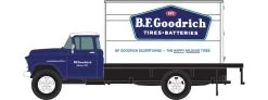 Classic Metal Works 30648 HO 1957 Chevrolet Box Truck, BF Goodrich