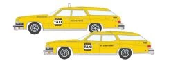 Classic Metal Works 50444 N 1974 Buick Estate Wagon 2-Pack, Taxi