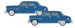 Classic Metal Works 50446 N 1950 Dodge Coronet 2-Pack, La Plata Blue