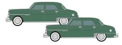 Classic Metal Works 50447 N 1950 Dodge Coronet 2-Pack, Gypsy Green Metallic