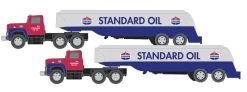 Classic Metal Works 51205 N 1954 IH R-190 Tractor With Tanker Trailer 2-Pack, Standard Oil