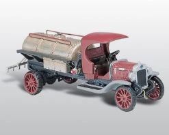 Woodland Scenics HO Scale 785-242 American Trucks - Early Diamond T (Cast Metal Kit), Tank Truck