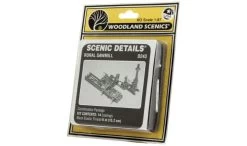 Woodland Scenics HO Scale 785-243 Rural Sawmill - Scenic Details(R), Unpainted - Kit -Attack Train d243 package web