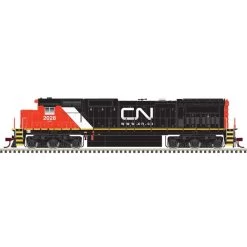 Atlas 10004178 Master HO GE Dash 8-40C, Silver, Standard DC, Canadian National #2014
