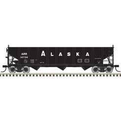 Atlas 20006916 Trainman HO 70 Ton 9 Panel Hopper, Alaska Railroad #14803