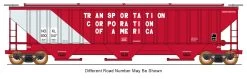 InterMountain 453122-04, HO Scale 4750 Cu. Ft. Rib-Sided 3-Bay Covered Hopper, NOKL Patch #822467