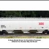 Intermountain 472145-02, HO Scale Trinity 5161 Cu. Ft. Hopper, BNSF Heritage Frisco #483110